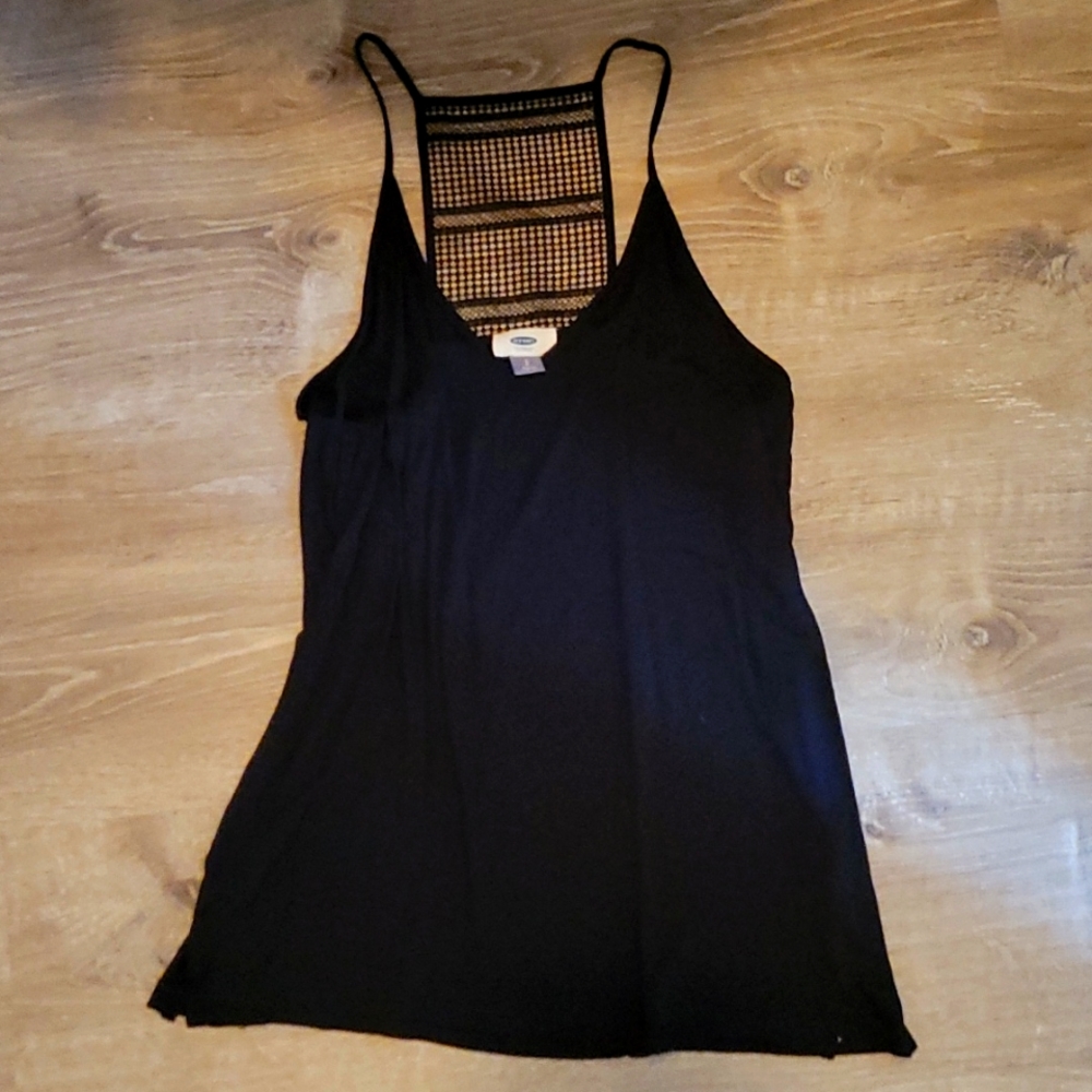 Cut out back tank top